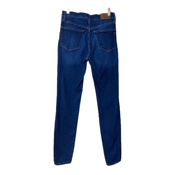 Madewell Women's Jeans 9” Mid Rise Skinny Ankle Medium Blue Wash Size 26 - Picture 2 of 6